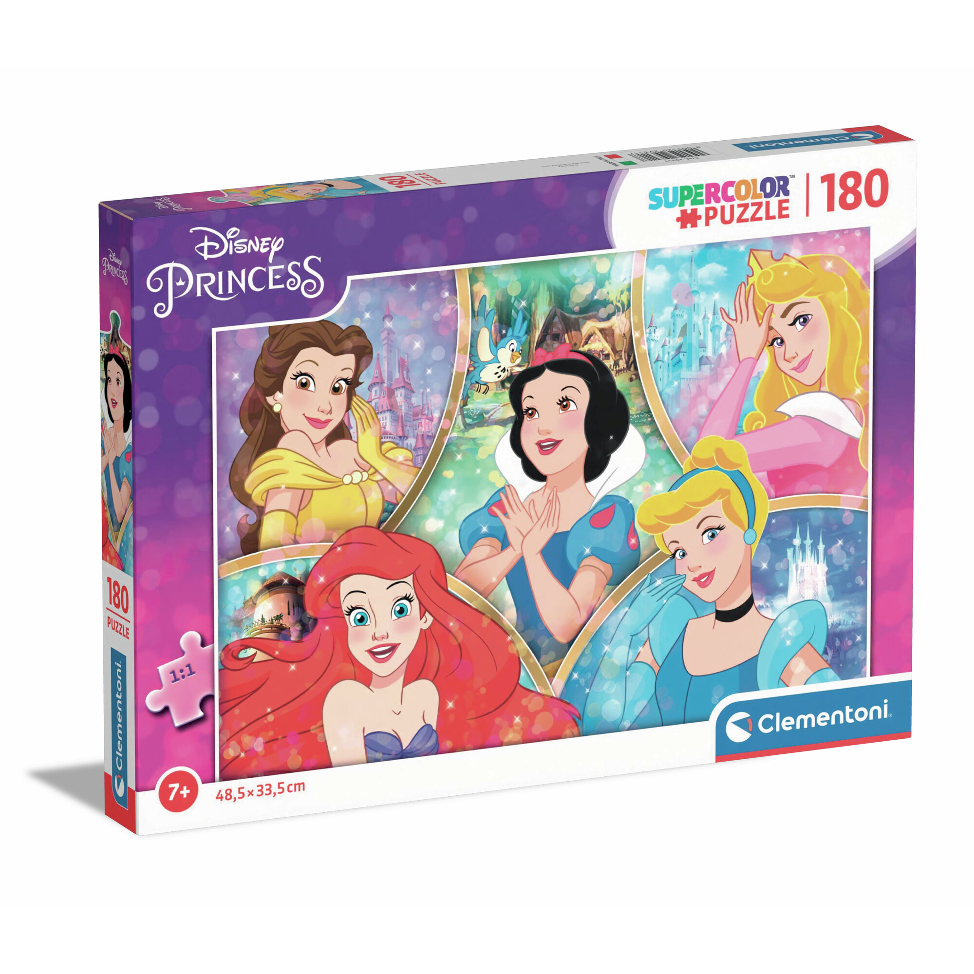 5_CLM29311 Puzzle da 180 Pezzi - Dinsey Princess - immagine 1