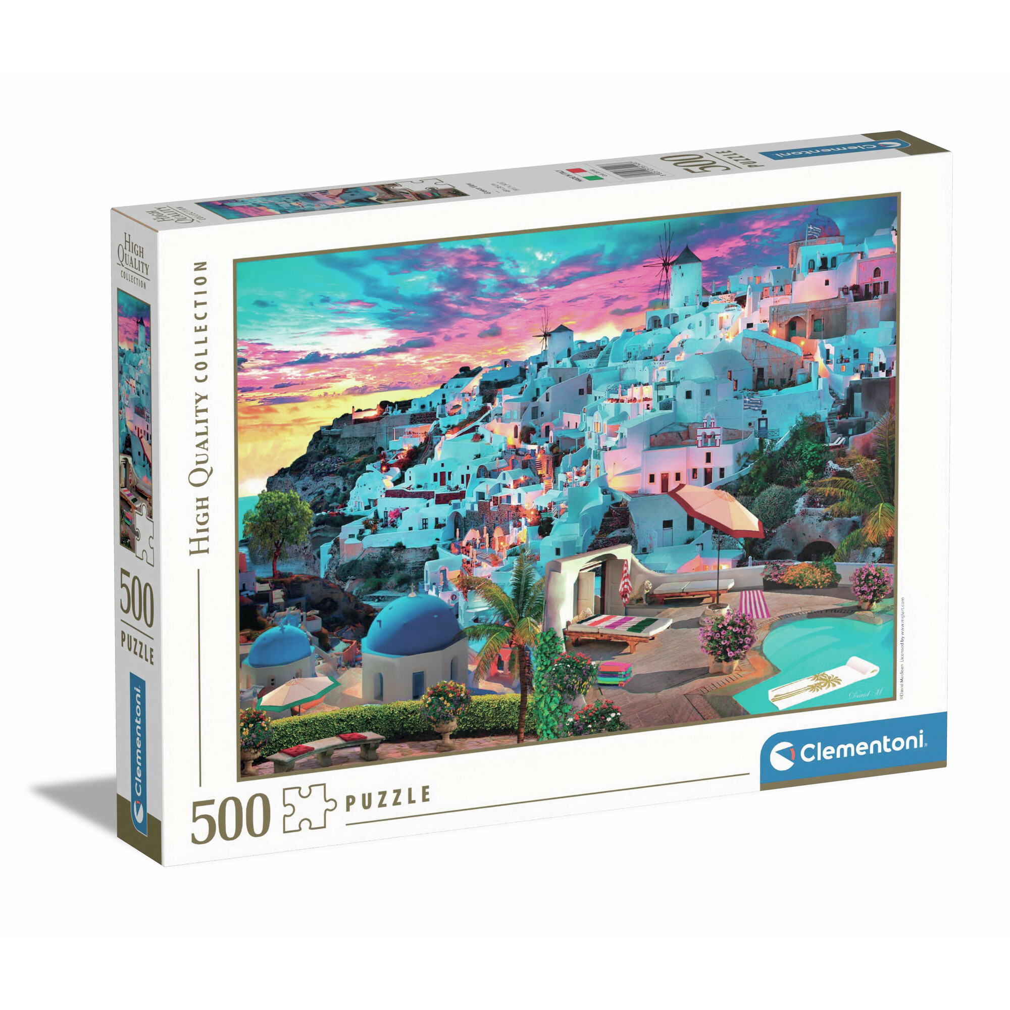 5_CLM35149 Puzzle da 500 Pezzi - Greece View - immagine 1