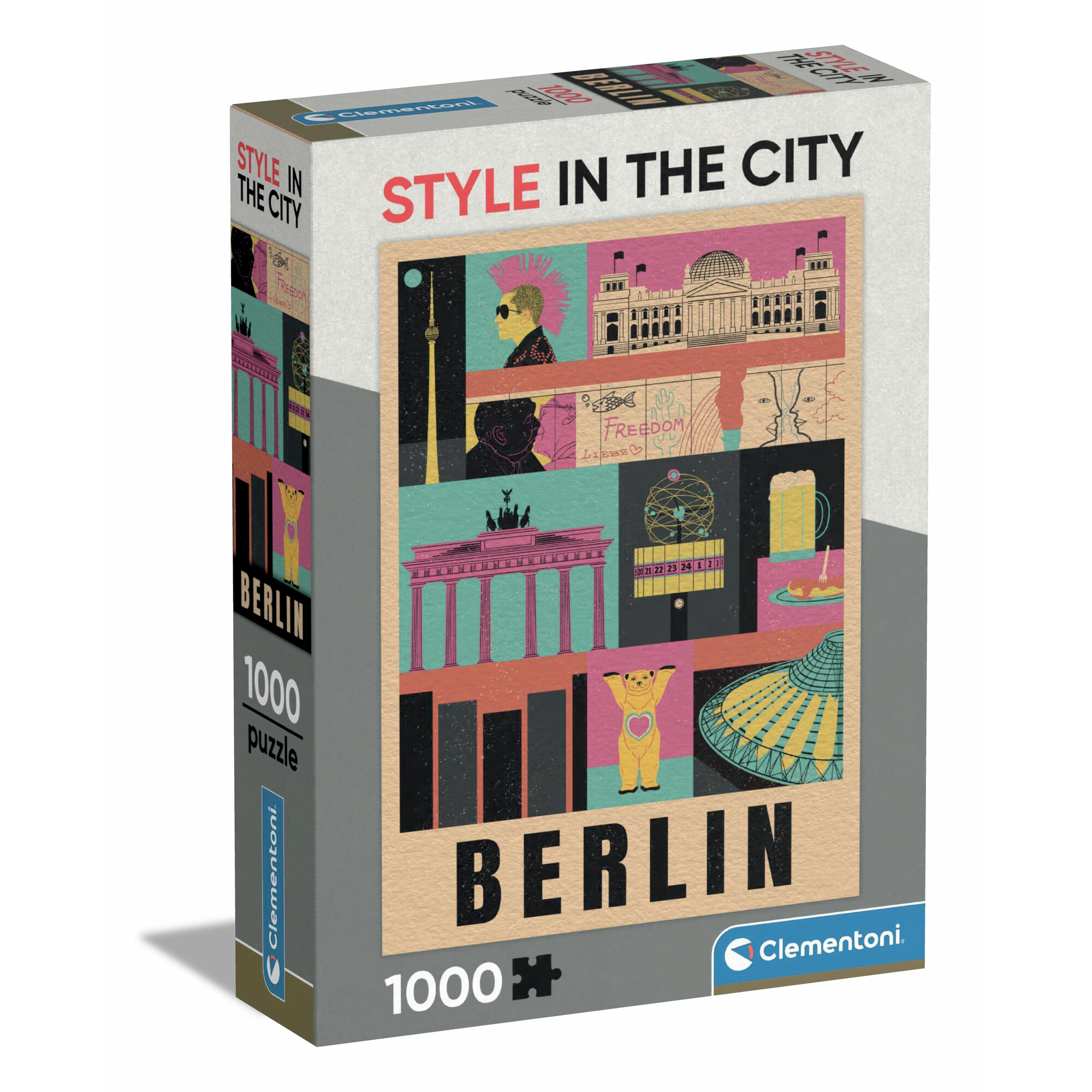 5_CLM39845 Puzzle da 1000 Pezzi - Style in the City: Berlin - immagine 1