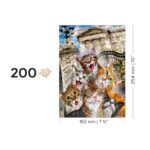 Puzzle da 200 Pezzi in Legno - Kittens in London - immagine 4