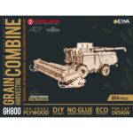 Modello 3D in Legno - Mietitrebbiatrice GH800 - immagine 2