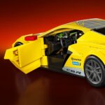 Hot Wheels Speed Mattel Brick Shop Building Set 1/32 '20 Corvette C8.R - immagine 6