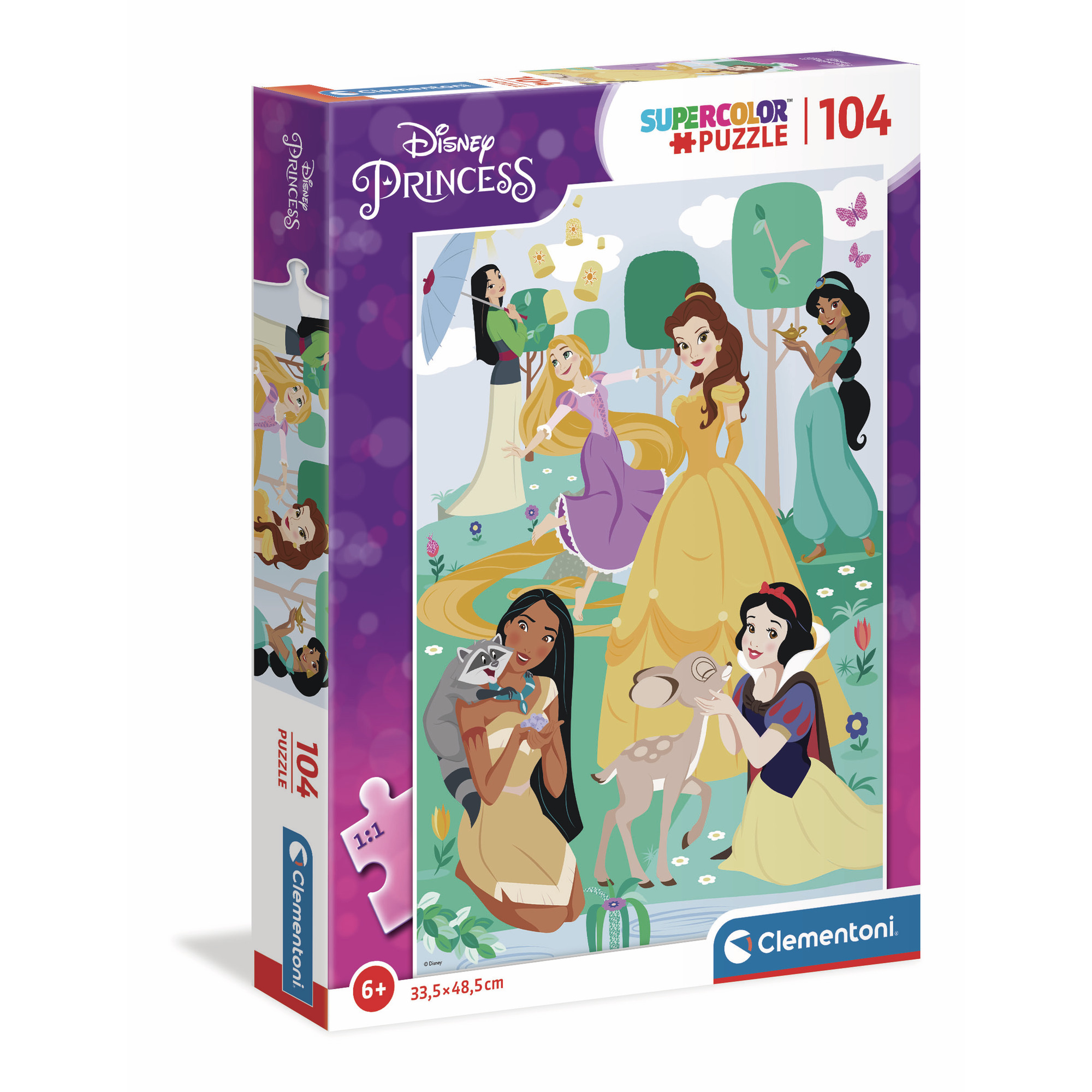 6_CLM25736 Puzzle da 104 Pezzi - Principesse Disney - immagine 1