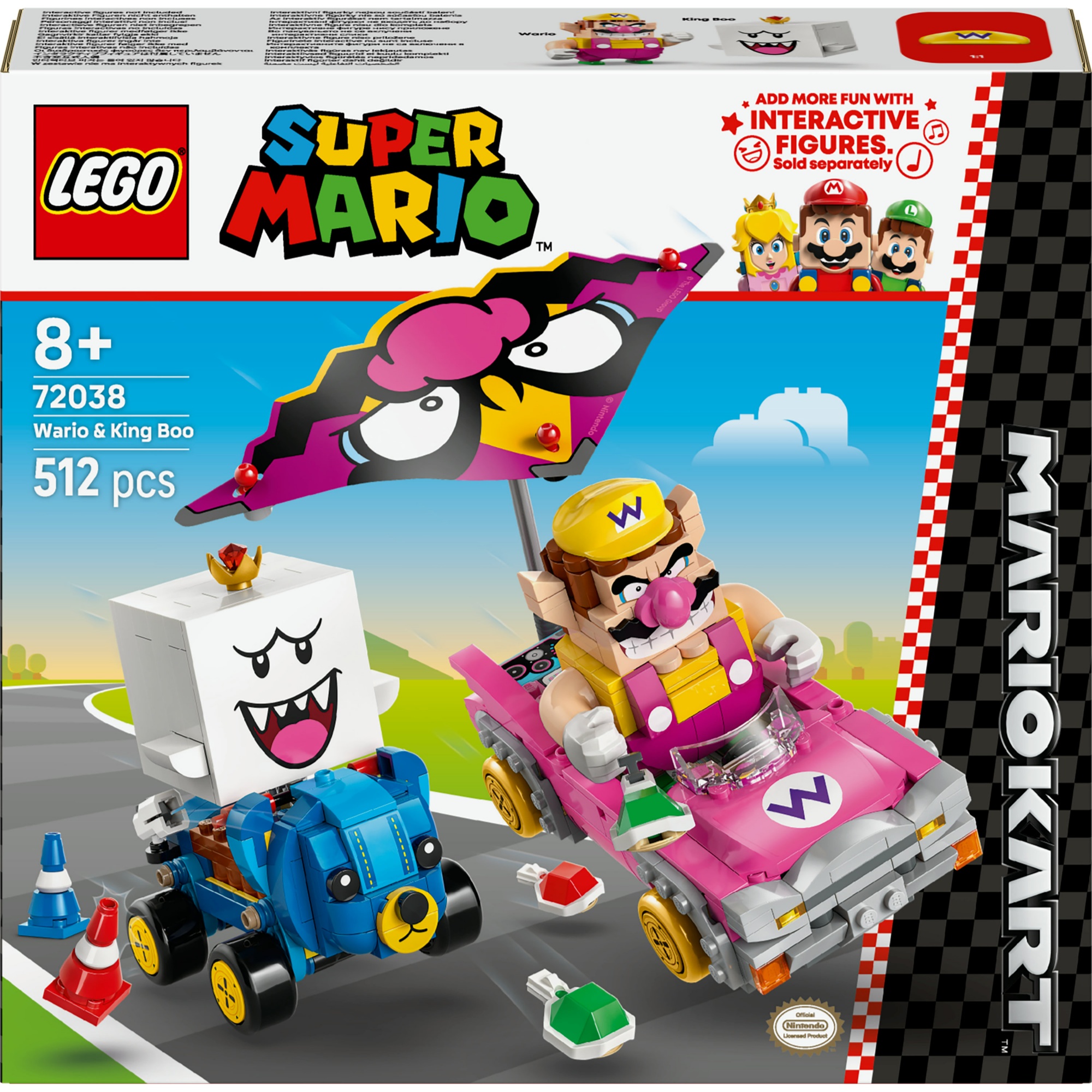 72038 Super Mario - Mario Kart: Wario e Re Boo - immagine 1