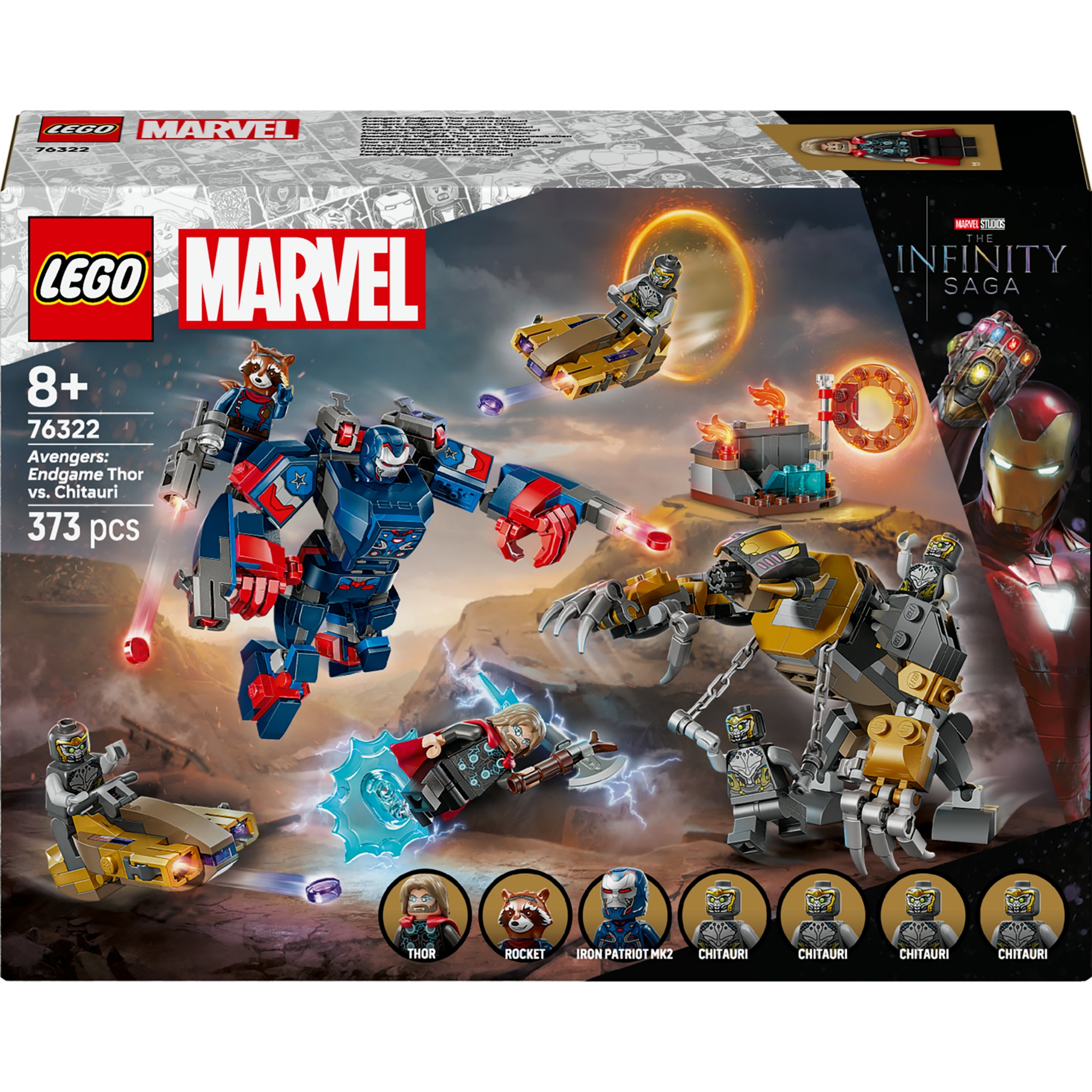 76322 Super Heroes - Avengers: Endgame Thor Contro Chitauri - immagine 1