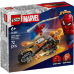 Super Heroes - Spider-Man vs. Ghost Rider in motocicletta