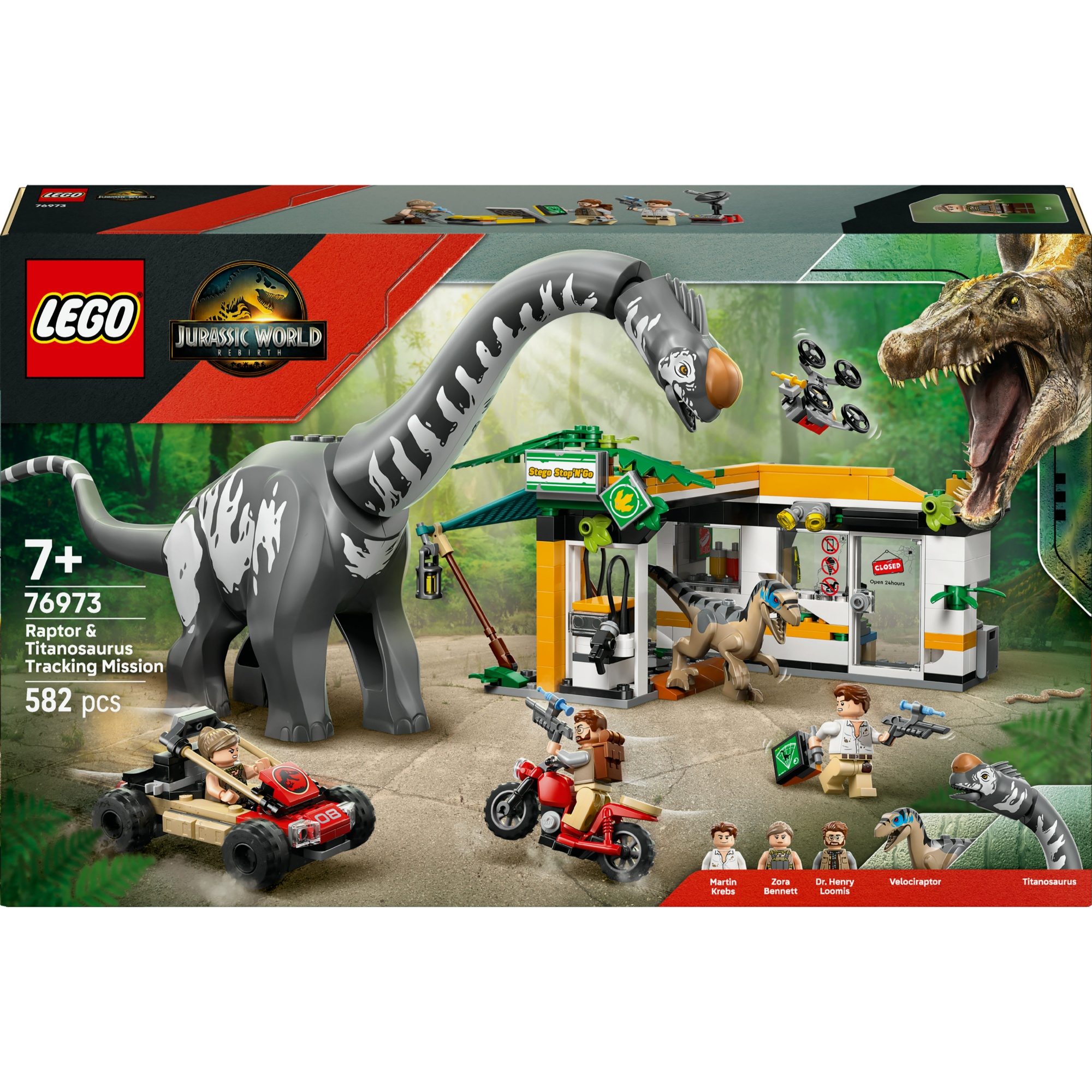 76973 Jurassic World - Alla ricerca del Raptor e del Titanosauro - immagine 1