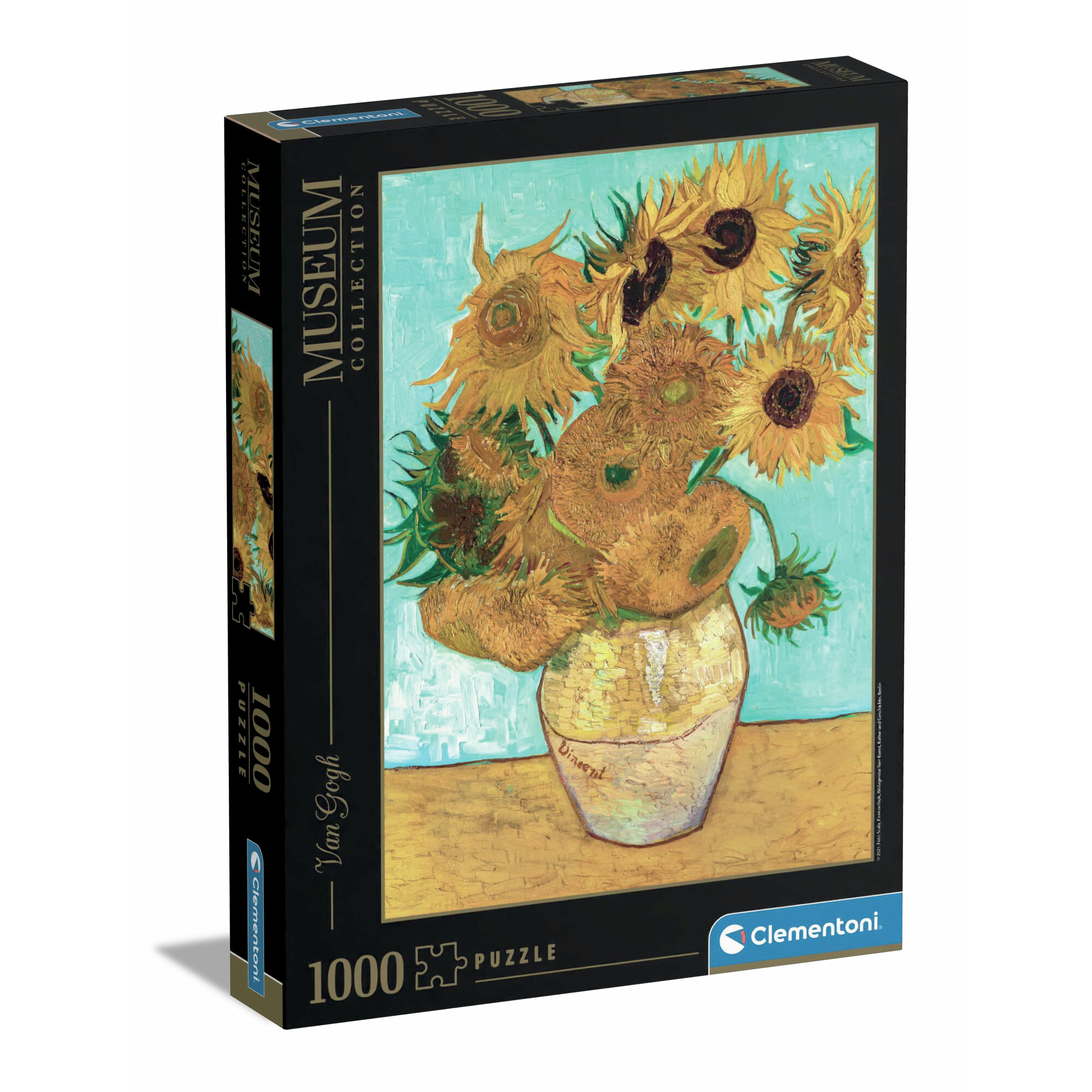 8_CLM31438 Puzzle da 1000 Pezzi - Museum Collection - Van Gogh : Girasoli - immagine 1