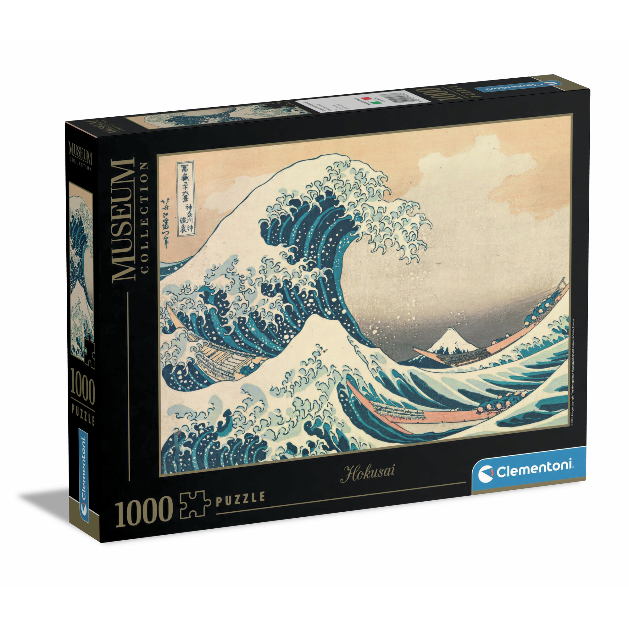 8_CLM39378 Puzzle da 1000 Pezzi - Museum Collection - Hokusai: La Grande Onda - immagine 1