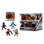 Marvel Spider-Man Personaggi cm. 6,5, 4 asst. Il display contiene 6 pz x Spider-Man, 2 pz x Venom, 2 pz x Green Goblin, 2 pz x Carnage