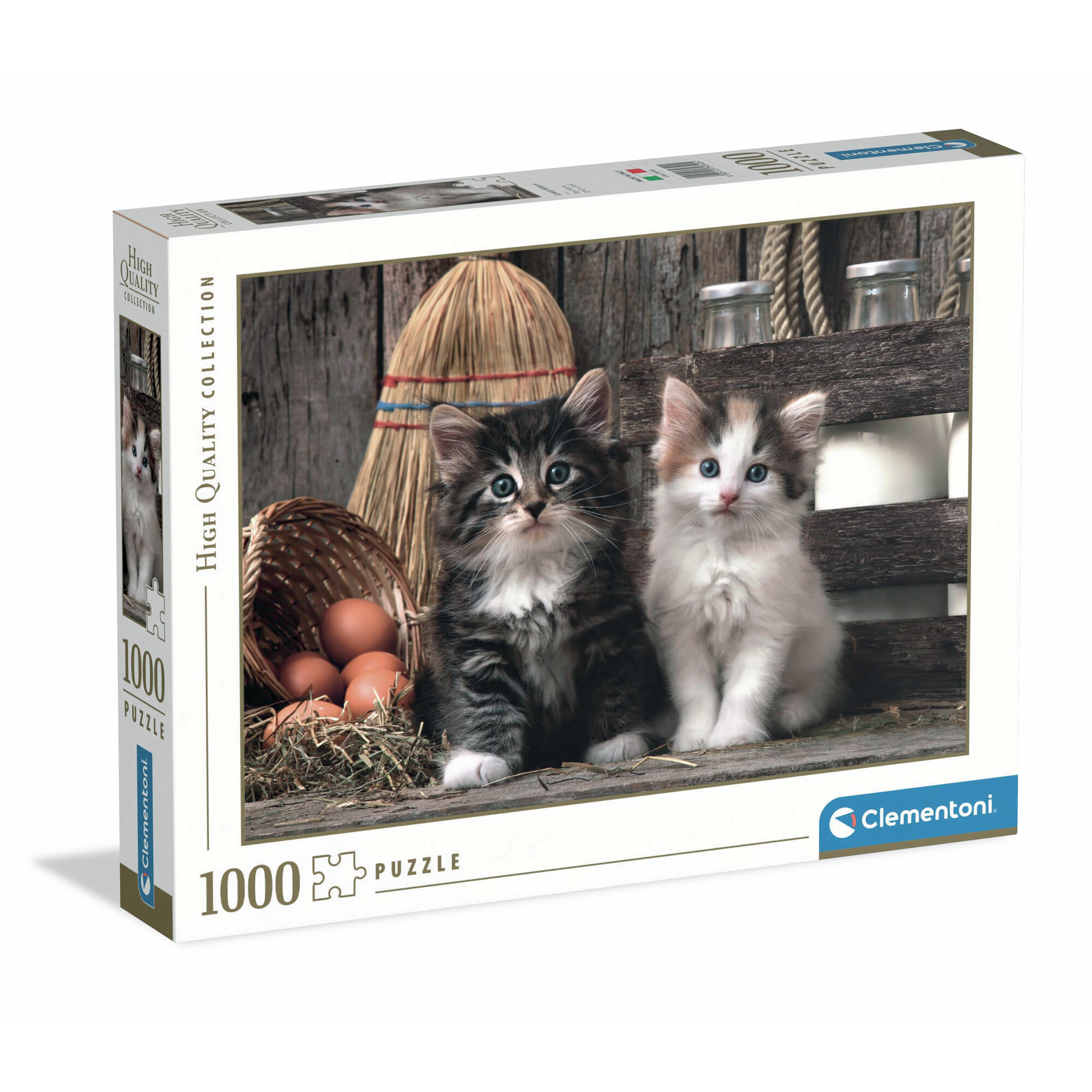 9_CLM39340 Puzzle da 1000 Pezzi - Lovely Kittens - immagine 1