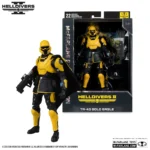 MCFARLANE GAMING EDITION 7INCH HELLDIVERS 2 TR-40 GOLD EAGLE ACTION FIGURE - immagine 4