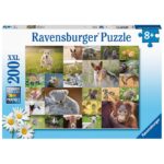Puzzle da 200 Pezzi XXL - I Cuccioli del Mondo