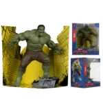 MARVEL STUDIOS COLL 1:10 WV1 SPIDER-MAN BRAND NEW DAY SAVAGE HULK FIGURE - immagine 4