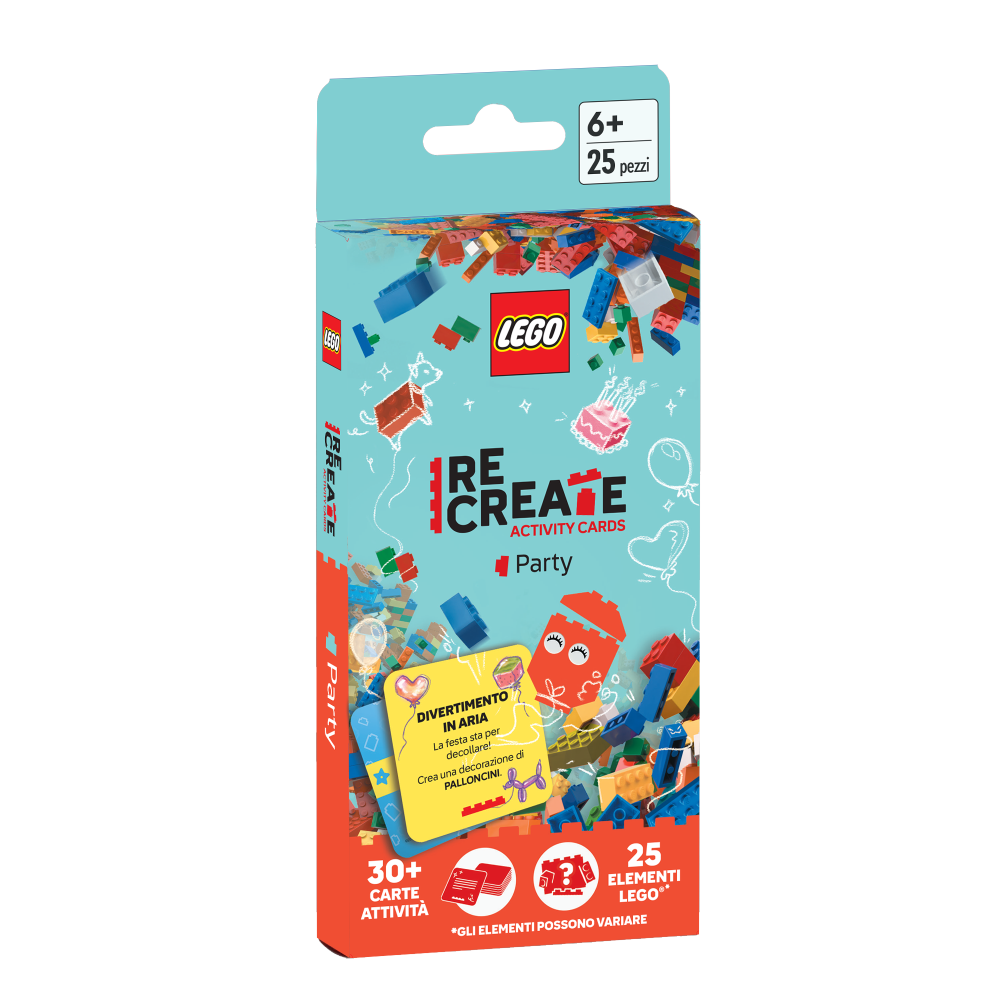AMTACP6601 Lego ReCreate Activity Cards - Party - immagine 1
