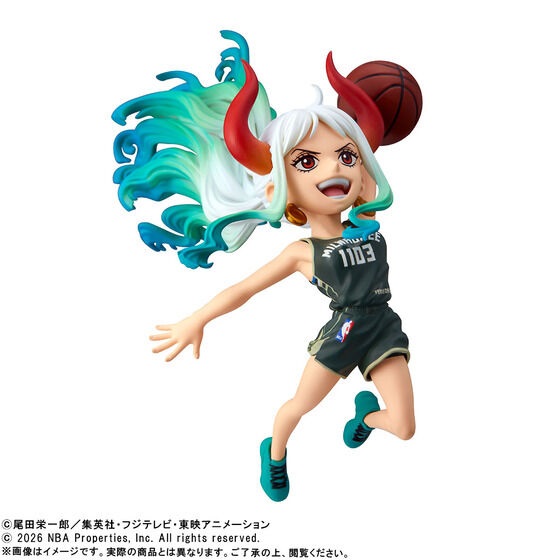 ANX10009 -- 000 (35988) One Piece x NBA World Collectable Figure - Yamato (Milwaukee Bucks) Limited Edition - immagine 1