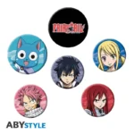 FAIRY TAIL CHARACTERS BADGE PACK - immagine 2