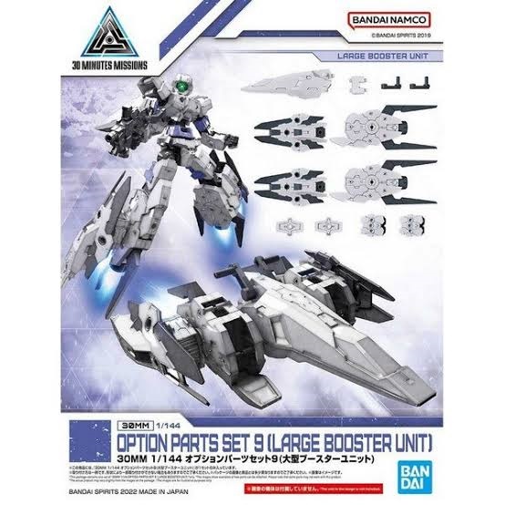 BAN84468 -- 000 (32235) 30MM OP PARTS SET 9 LARGE BOOST UN 1/144 - immagine 1