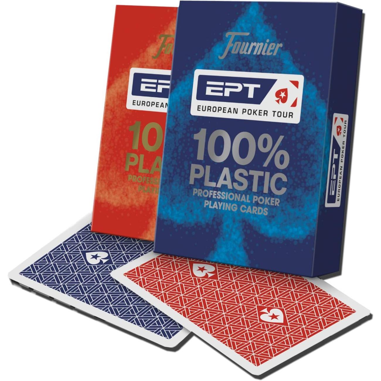 BCL10018440 Carte Formato Poker EPT 100% Plastic Asst. - immagine 1