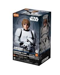 BLKE112604 -- 000 (36227) Star Wars Episode Iv A New Hope Luke Skywalker Disguise Version Champion Class 04 Model Kit - immagine 1