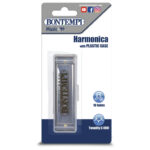 Armonica Metallica con Voci in Metallo a 10 Note - Astuccio in Plastica Trasparente