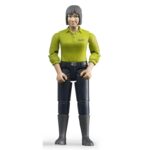 Donna con Jeans Scuri e Polo