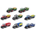 MINI TRATTORI CON RIMORCHIO 3''