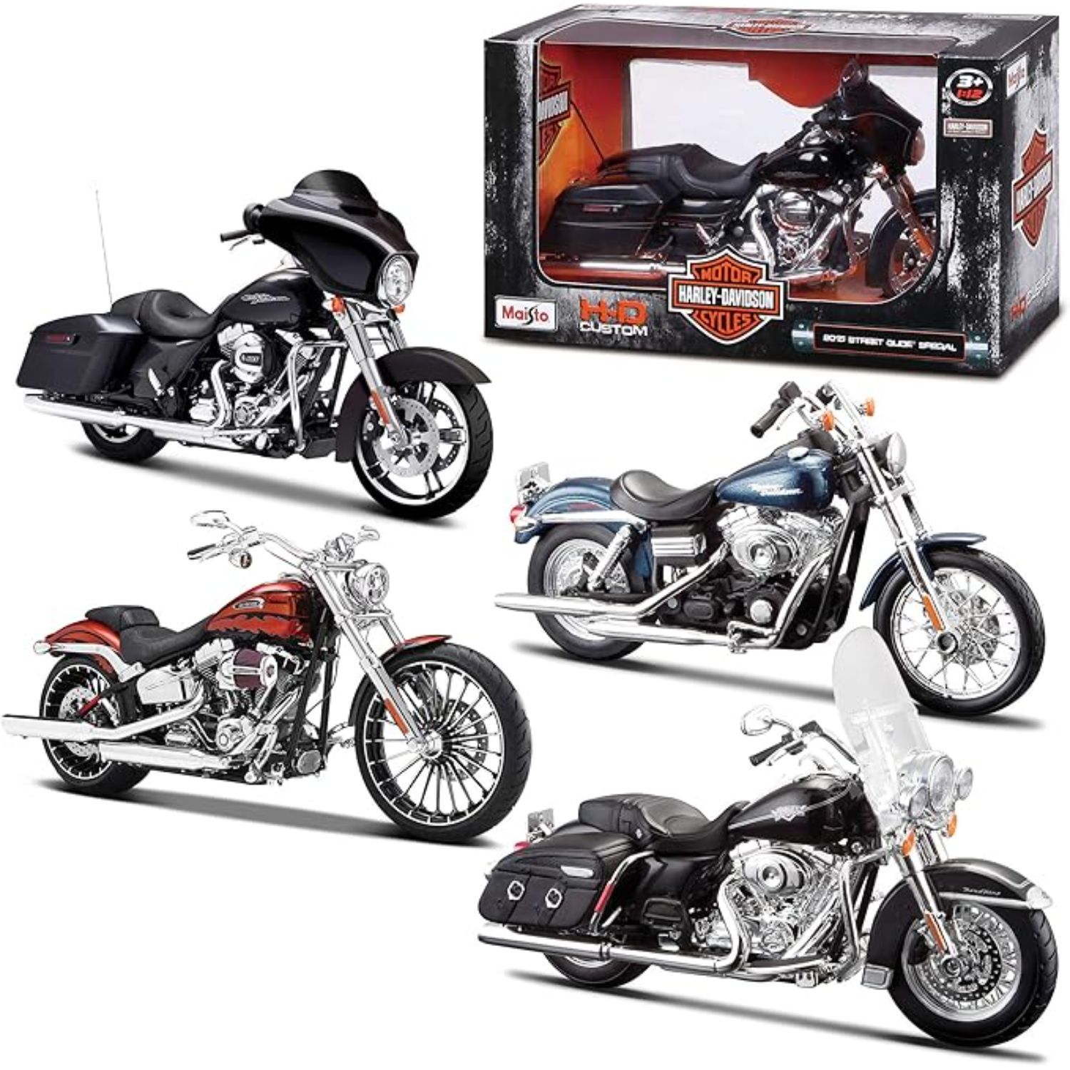 BRG32320 MAISTO - CDU MOTO HARLEY DAVIDSON - 1:12 - immagine 1