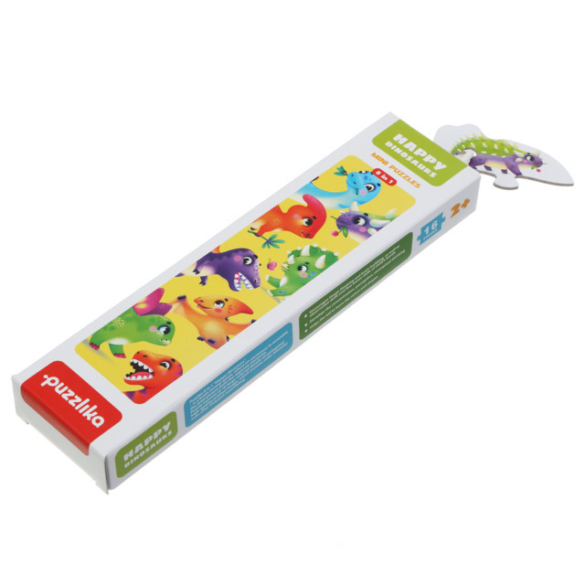 CBK15252 8 Puzzle in 1 - Puzzlika: Simpatici Dinosauri - immagine 1