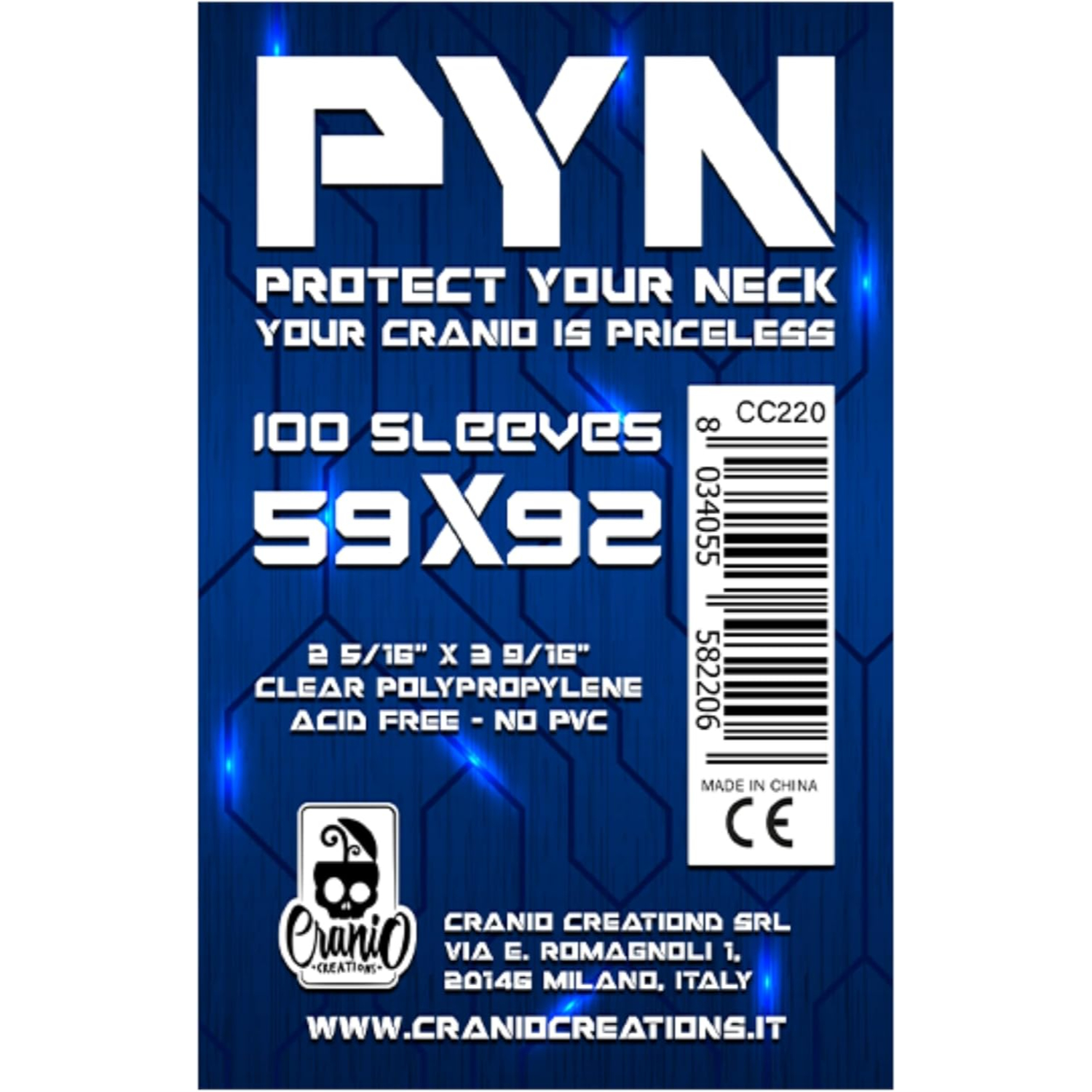 CC220 Bustine Protettive PYN 59 x 92 - immagine 1