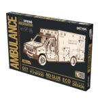 Modello 3D in Legno - Ambulanza