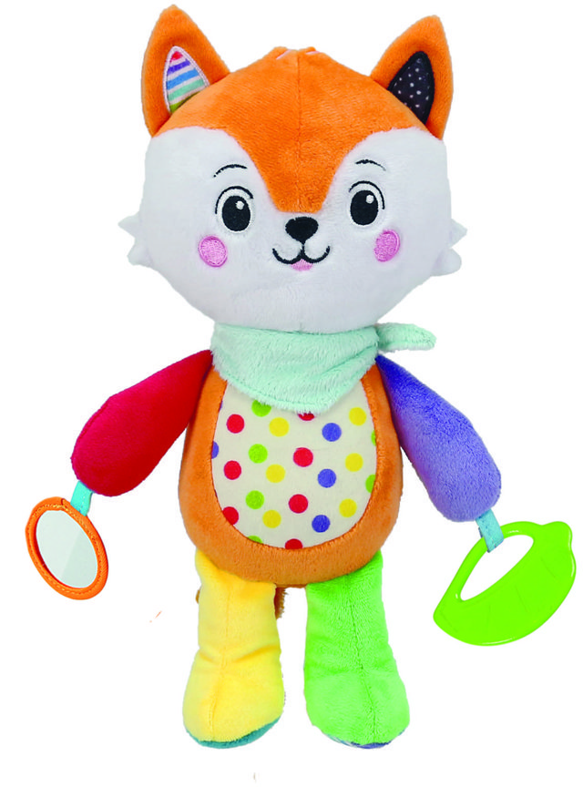 CLM17792 Happy Fox Activity Plush - immagine 1