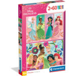 2 Puzzle da 60 Pezzi - Princess