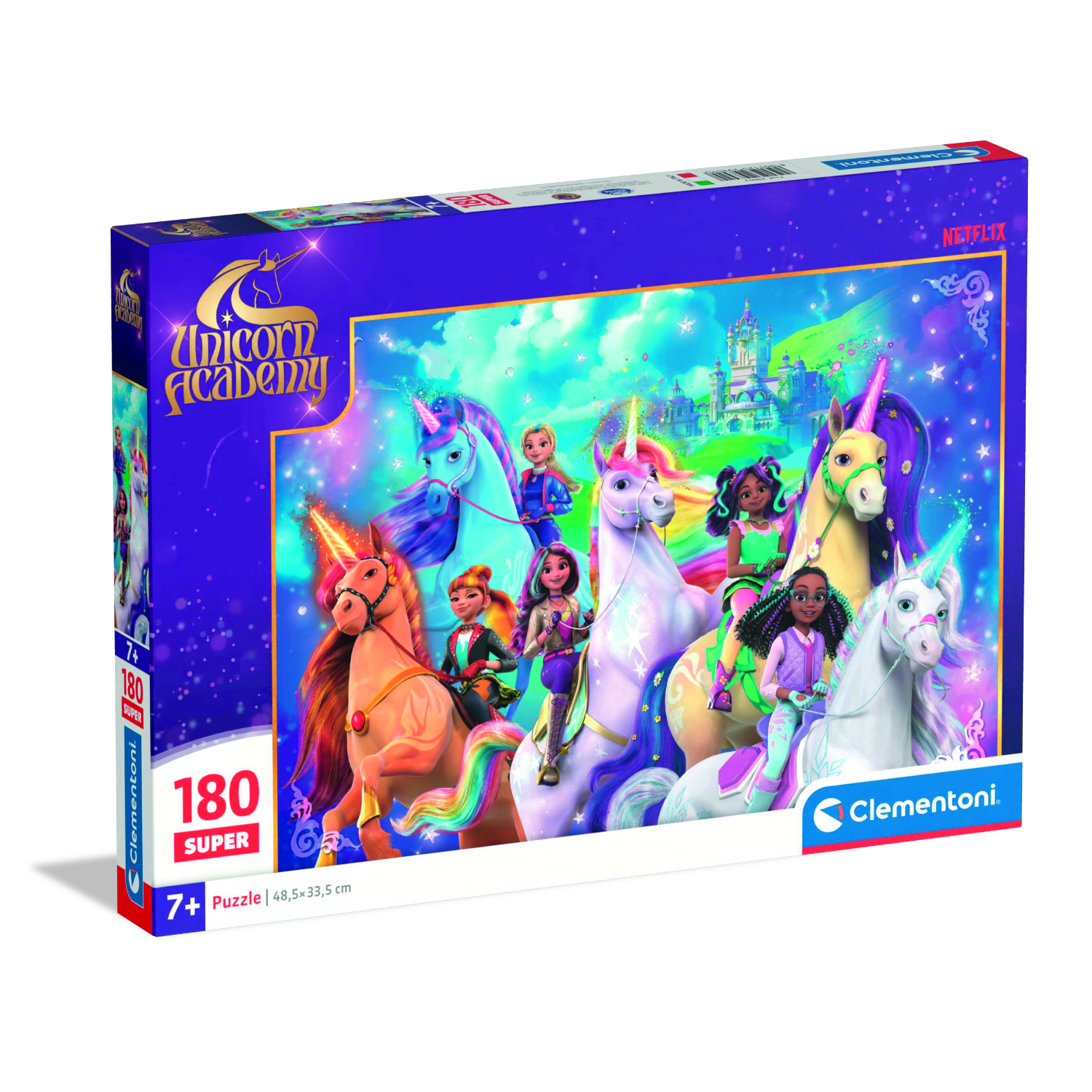 CLM29802 Puzzle da 180 Pezzi - Unicorn Accademy - immagine 1