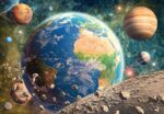 Puzzle da 500 Pezzi - View from the Moon - immagine 2