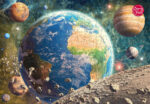 Puzzle da 500 Pezzi - View from the Moon - immagine 3