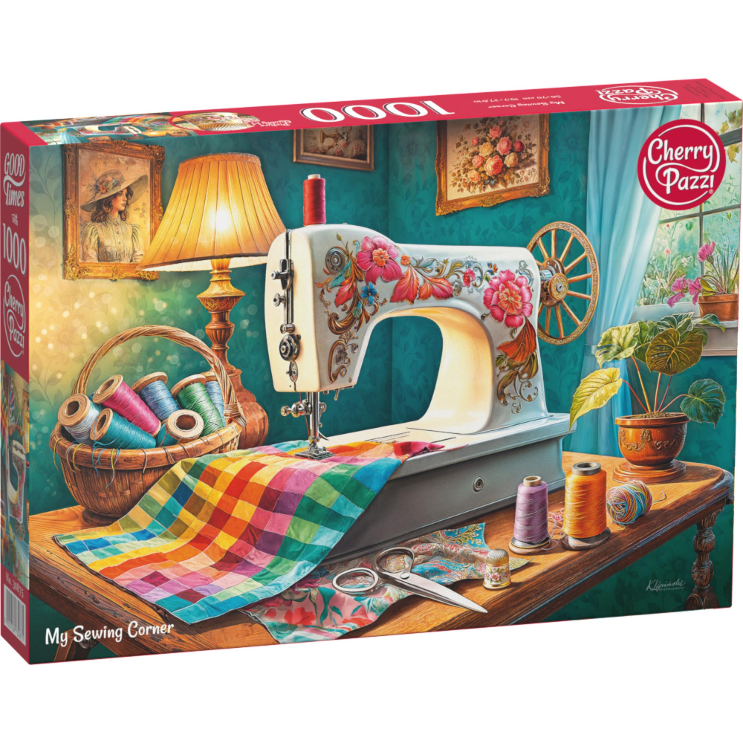 CRP30875 Puzzle da 1000 Pezzi - My Sewing Corner - immagine 1