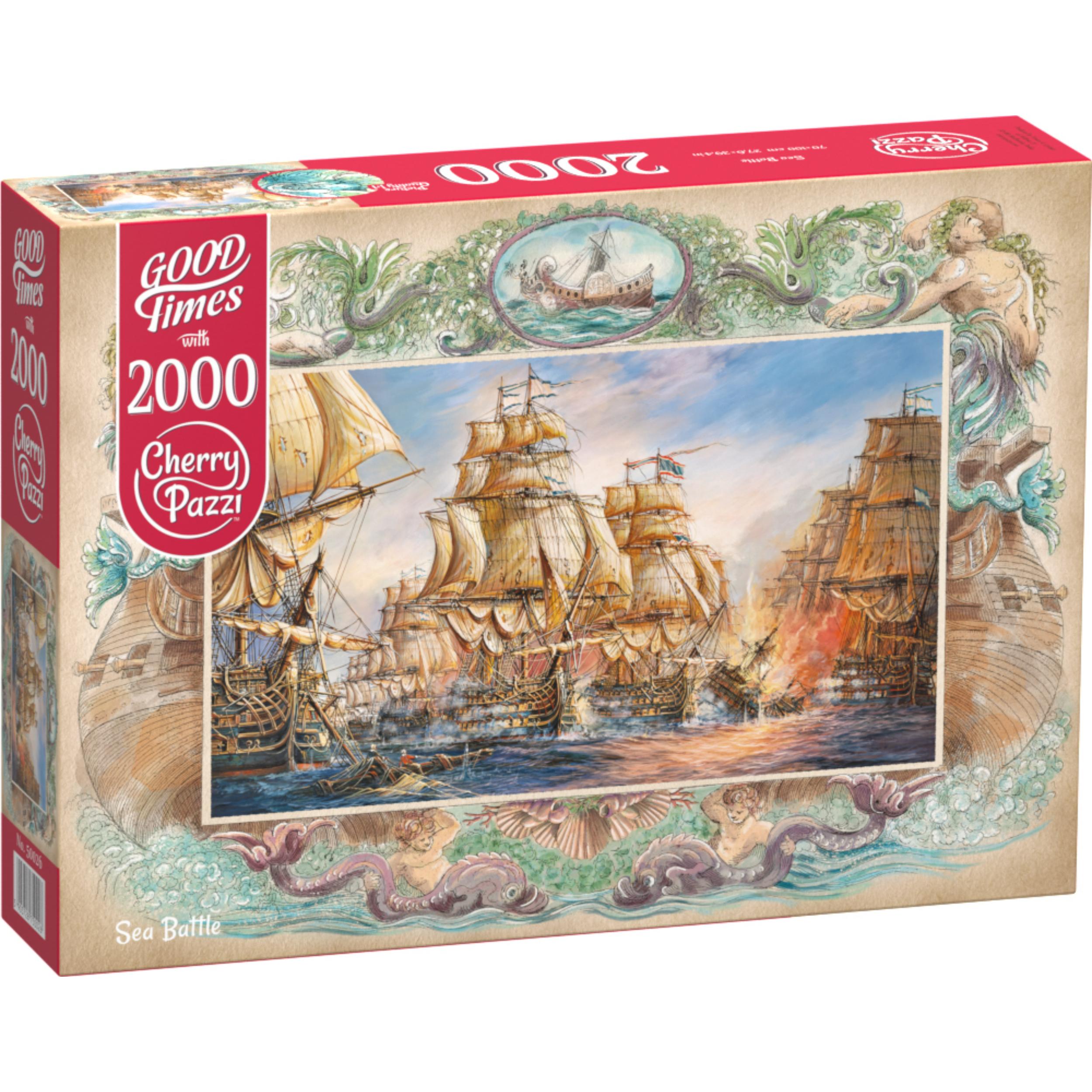 CRP50026 Puzzle da 2000 Pezzi - Sea battle - immagine 1