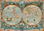 Puzzle da 2000 Pezzi - Great Discoveries World Map - immagine 2