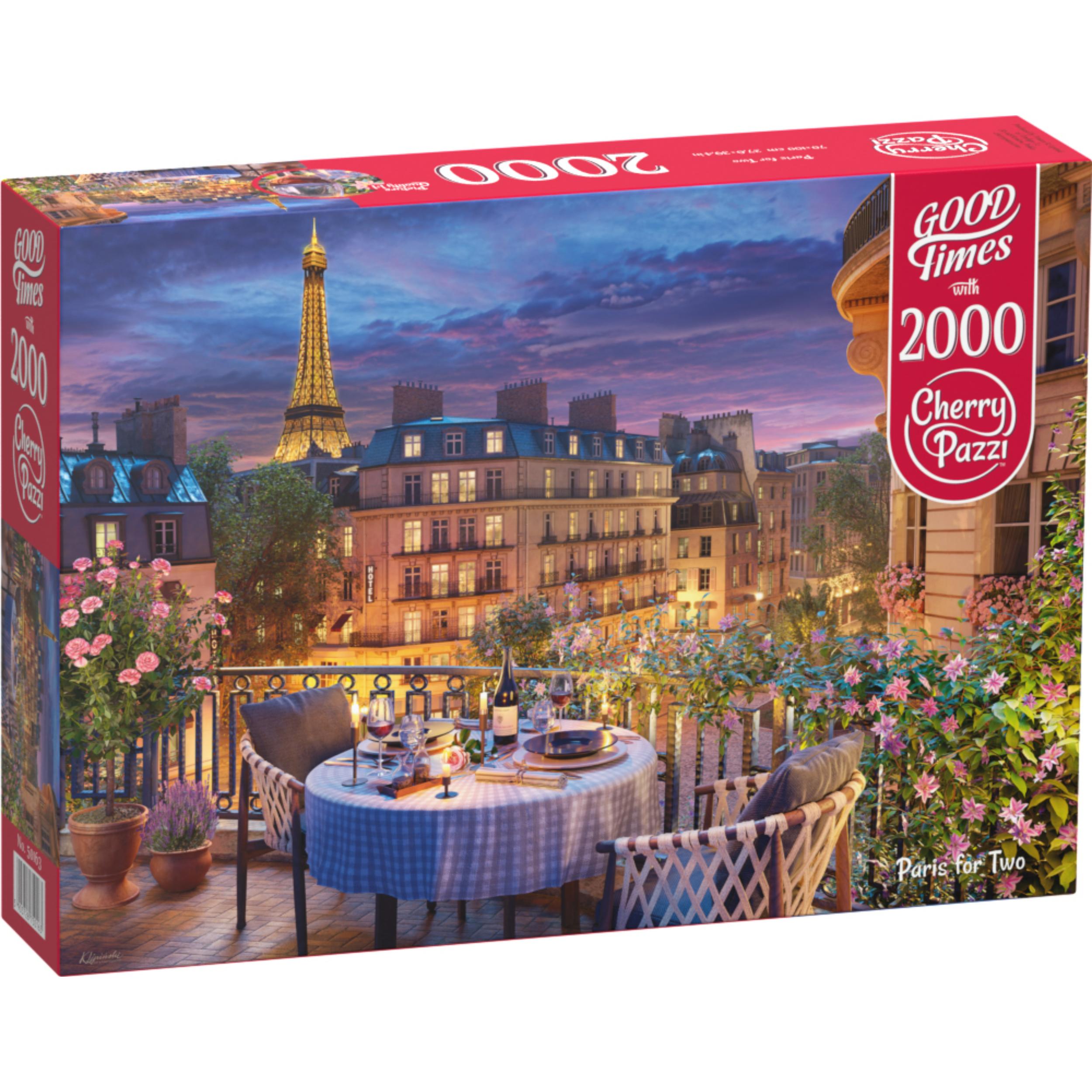 CRP50163 Puzzle da 2000 Pezzi - Paris for Two - immagine 1