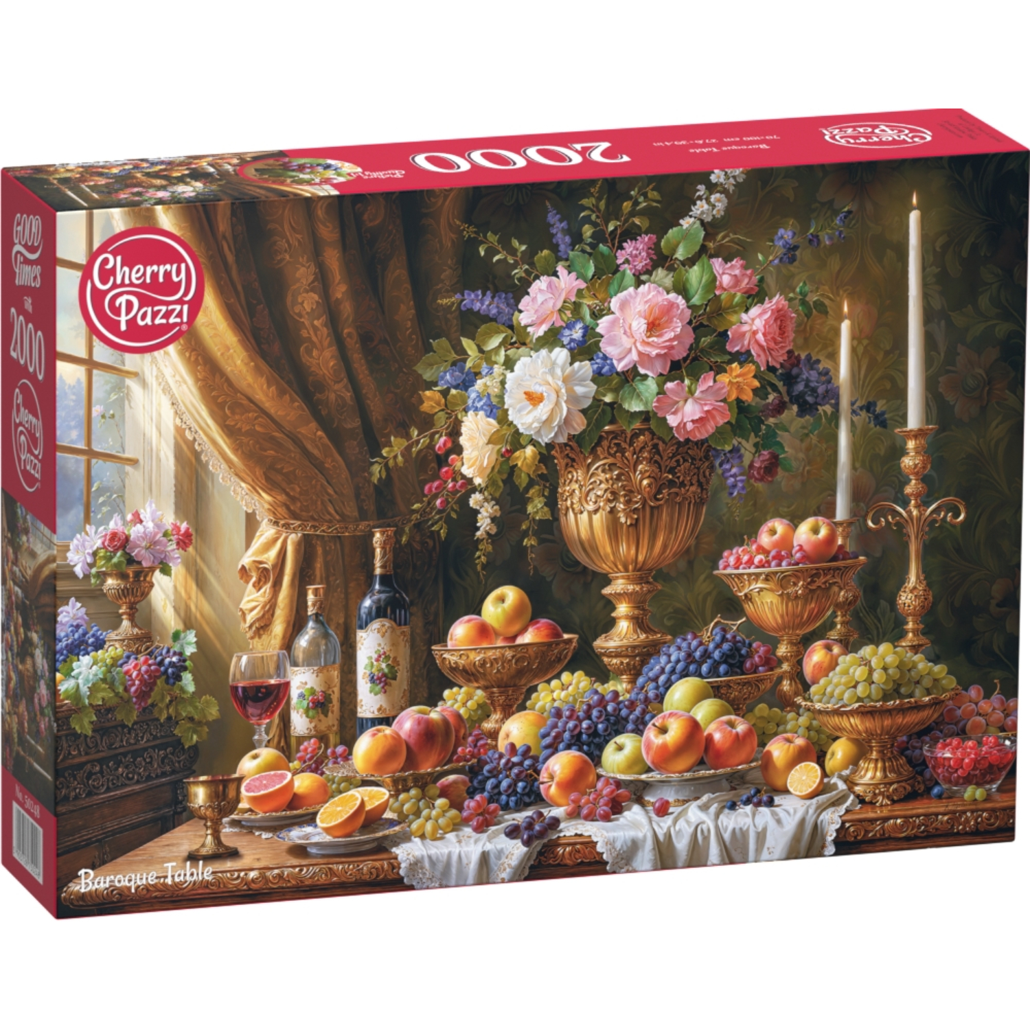 CRP50248 Puzzle da 2000 Pezzi - Il Tavolo Barocco - immagine 1
