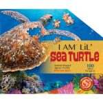 Puzzle da 100 Pezzi Sagomato - I Am Lil'  Sea Turtle - immagine 3