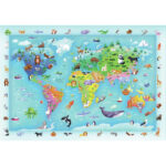 Puzzle da 60 Pezzi Maxi - Wildlife Map - immagine 2