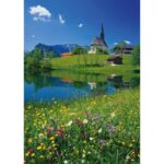Puzzle da 1000 Pezzi - Inzell, Einsiedlhof e la Chiesa di San Nicola - immagine 2