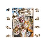 Puzzle da 200 Pezzi in Legno - Kittens in London - immagine 3