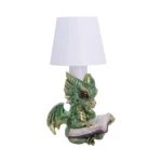 GREEN BOOK DRAGON LAMP - immagine 3