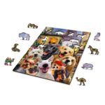 Puzzle da 200 Pezzi in Legno - Puppies in Paris - immagine 5