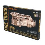 Modello 3D in Legno - Camion dei Pompieri