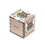 Puzzle da 80 Pezzi Sagomato in Legno - Lince (S) con Box in Legno