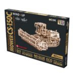 Modello 3D in Legno - Mietitrebbia per Mais